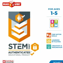 Geomag 201 magicube 3 shapes recycled animals 9 pcs><noscript><img width=