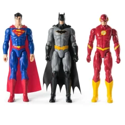 DC COMICS Action figure 30 cm: superman, batman e the flash – confezione da 3 per collezionisti> Action Figures