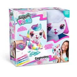 ROCCO GIOCATTOLI Airbrush plush – peluche cagnolino – libera la fantasia> Kit Artistici E Pittura