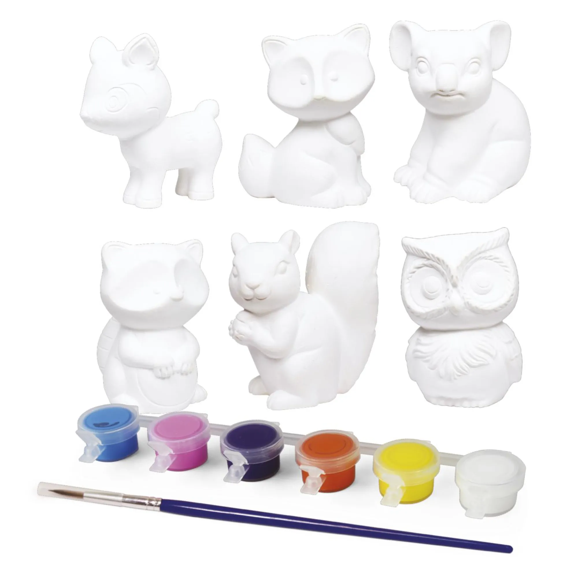 CREA MANIA Animal painting – colora animaletti in gesso> Kit Artistici E Pittura