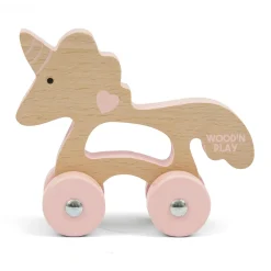 WOOD 'N' PLAY Animaletti su ruote in legno assortiti – wood “n” play> Giochi Educativi In Legno