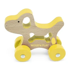 WOOD 'N' PLAY Animaletti su ruote in legno assortiti – wood “n” play><noscript><img width=