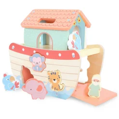 WOOD 'N' PLAY Arca di noè in legno – wood “n” play> Giochi Impilabili
