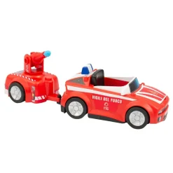 GIOCHI PREZIOSI Auto dei vigili del fuoco con personaggio articolato 7 cm e rimorchio con idrante><noscript><img width=