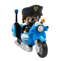 GIOCHI PREZIOSI Auto e moto della polizia con personaggio – veicolo polizia livrea original><noscript><img width=