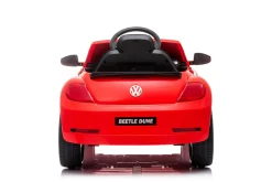 Auto elettrica per bambini volkswagen the beetle rossa r/c 12v luci e suoni, bluetooth> Cavalcabili Elettrici