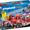 Autoscala dei vigili del fuoco – playmobil – city action> Mondi Immaginari