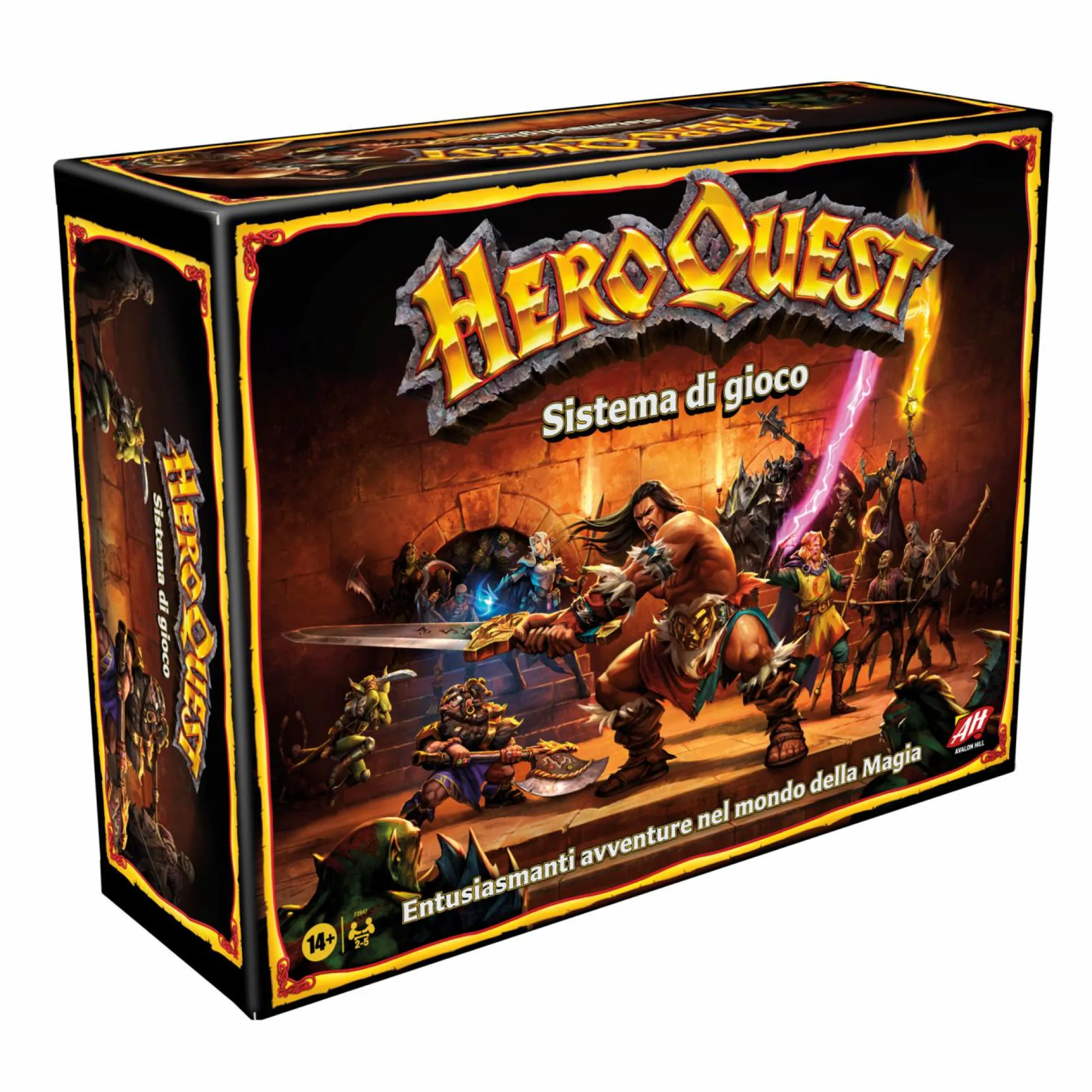 HASBRO GAMING Avalon hill – heroquest, gioco di avventura fantasy con oltre 65 miniature, dai 14 anni in su, per 2-5 giocatori (versione italiana)> Giochi Da Tavolo Per Adulti E Carte Collezionabili|Giochi Di Strategia