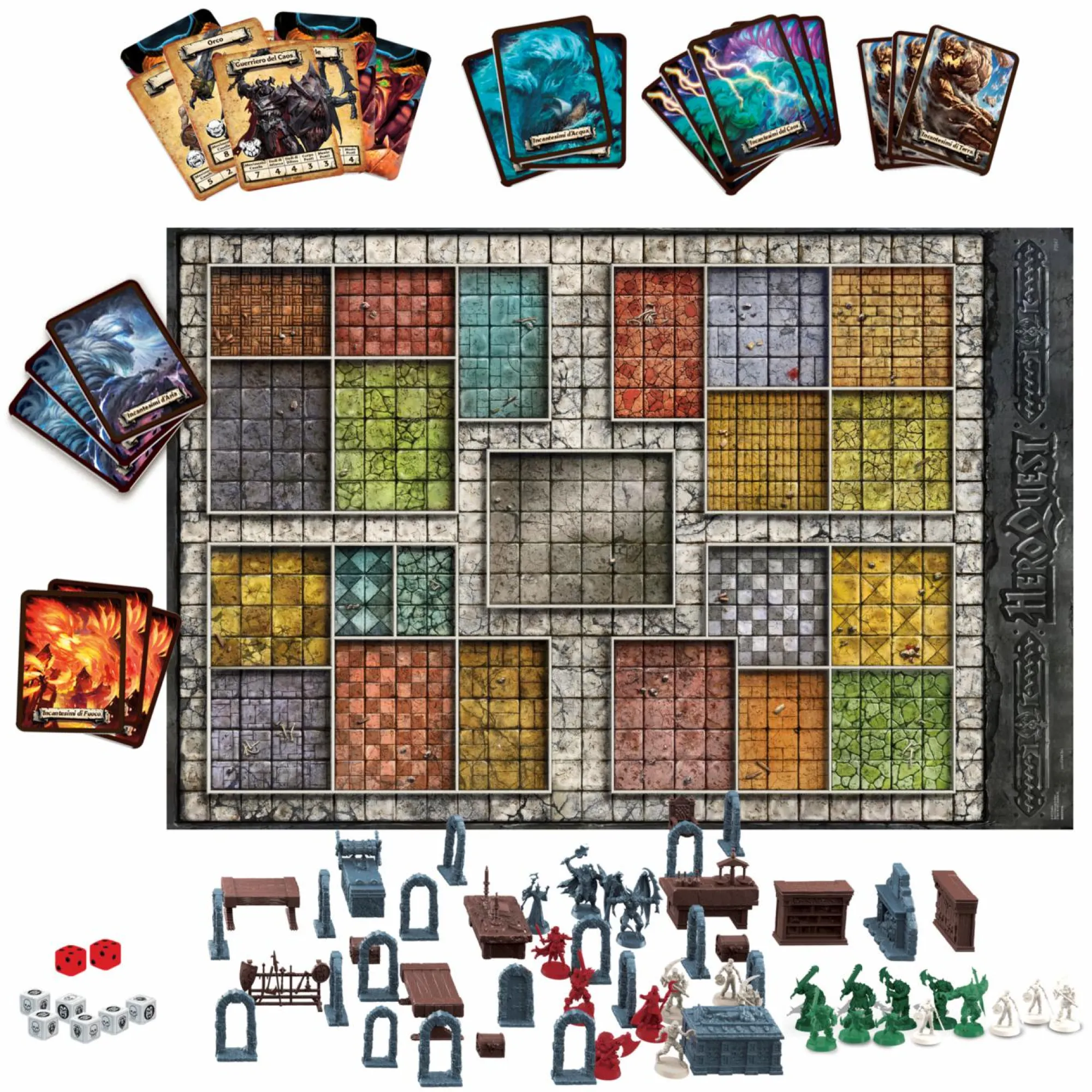 HASBRO GAMING Avalon hill – heroquest, gioco di avventura fantasy con oltre 65 miniature, dai 14 anni in su, per 2-5 giocatori (versione italiana)> Giochi Da Tavolo Per Adulti E Carte Collezionabili|Giochi Di Strategia