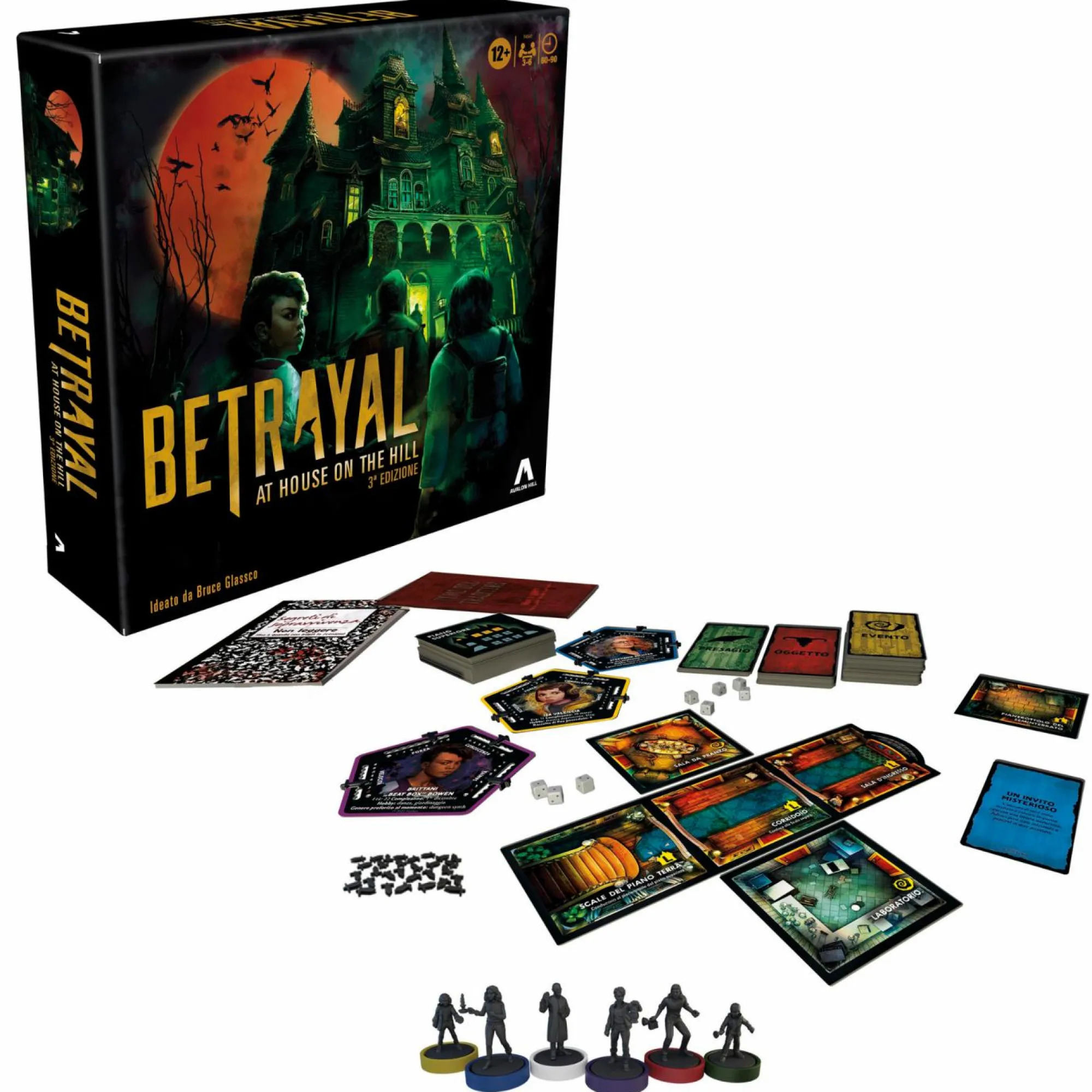 HASBRO GAMING Avalon hill, betrayal at house on the hill, 3ª edizione> Giochi Da Tavolo Per Adulti E Carte Collezionabili|Giochi Di Strategia