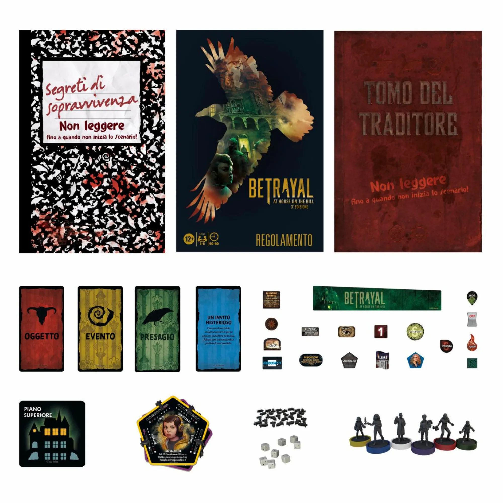 HASBRO GAMING Avalon hill, betrayal at house on the hill, 3ª edizione> Giochi Da Tavolo Per Adulti E Carte Collezionabili|Giochi Di Strategia