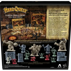 Avalon hill, heroquest, pack delle imprese l’orda degli ogre, dai 14 anni in su, da 2 a 5 giocatori, per giocare è necessario avere il sistema di gioco base heroquest> Giochi Da Tavolo Per Adulti E Carte Collezionabili|Giochi Di Strategia