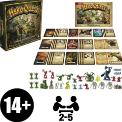 HASBRO GAMING Avalon hill, heroquest, pack delle imprese le giungle di delthrak, per giocare è necessario avere il sistema di gioco base heroquest><noscript><img width=
