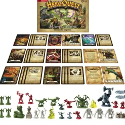 HASBRO GAMING Avalon hill, heroquest, pack delle imprese le giungle di delthrak, per giocare è necessario avere il sistema di gioco base heroquest><noscript><img width=