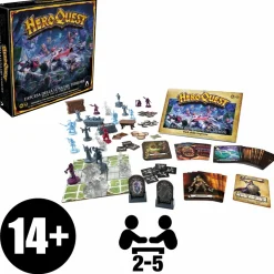 HASBRO GAMING Avalon hill, heroquest, pack delle imprese l’ascesa della luna del terrore, è necessario avere il sistema di gioco base heroquest, dai 14 anni in su><noscript><img width=