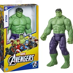MARVEL Avengers – hulk (action figure deluxe 30cm con blaster titan hero blast gear)><noscript><img width=