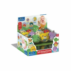 BABY CLEMENTONI – animal soft ball – display assortito, 1 peluche prima infanzia> Trillini E Sonagli
