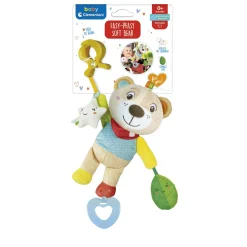 BABY CLEMENTONI – easy-peasy soft bear – orsetto morbido peluche> Giochi Per Passeggino E Culla