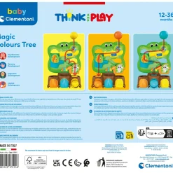 BABY CLEMENTONI – think & play – magic colours tree – 17511> Giochi Impilabili