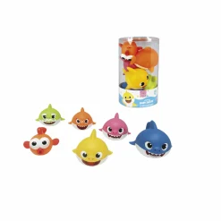 Baby Shark – set 6 personaggi in barattolo> Giochi Da Bagno