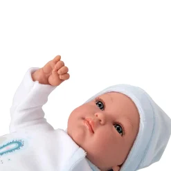 LOVE BEBE' PREMIUM Bambola andy 33cm blu><noscript><img width=