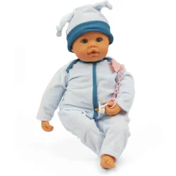 LOVE BEBE' Bambola bonnie 48 cm con suoni  assortita in blu e rosa – love bebè> Bambolotti