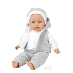 LOVE BEBE' PREMIUM Bambola charlie 45 cm assortita – rosa e grigio> Bambolotti