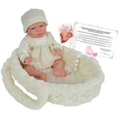 LOVE BEBE' PREMIUM Bambola reborn ivory 40 cm – love bebé> Bambolotti