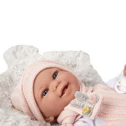 LOVE BEBE' PREMIUM Bambola vera 35 cm><noscript><img width=