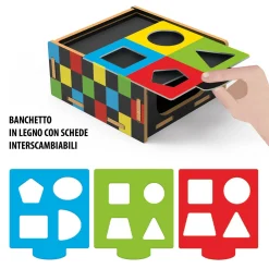 HEADU Banchetto sensoriale montessoritanti giochi di osservazione e manualità per i più piccolimade in italy> Primi Apprendimenti