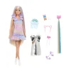 Barbie – bambola fun & fancy, con lunghissimi capelli biondi ed extension, abito metalizzato color argento> Fashion Dolls