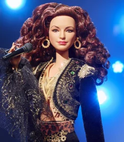 Barbie –  bambola gloria estefan signature doll con abito in oro e nero, include microfono ed accessori, per collezionisti e bambini 6+ anni><noscript><img width=