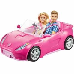 Barbie – bambole & ken con vestiti alla moda, include armadio con maniglia e veicolo con ruote girevoli e cinture di sicurezza; giocattolo per bambini 3+ anni><noscript><img width=