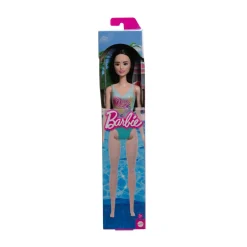 Barbie – beach assortita diversi modelli, bambola con look da mare, costume intero con stampa trendy><noscript><img width=