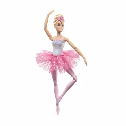 Barbie – dreamtopia luci scintillanti, ballerina magico tutu, bambola dai capelli biondi, con luci, coroncina e tutù rosa, giocattolo per bambini, 3+ anni, hlc25><noscript><img width=