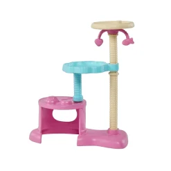 Barbie – giochi dei cuccioli, playset con bambola castana, 1 gatto e 4 gattini, casetta ad albero e accessori inclusi><noscript><img width=