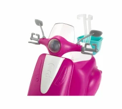 Barbie – bambola bionda con scooter rosa e accessori, 3+anni><noscript><img width=