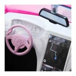 Barbie , cabrio veicolo decapottabile rosa a due posti con ruote funzionanti e dettagli realistici, giocattolo per bambini 3+ anni, hbt92> Camper E Veicoli Per Bambole