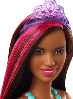 Barbie - dreamtopia bambola principessa con ciocca rosa, 30.5 cm, giocattolo per bambini 3+ anni, multicolore><noscript><img width=