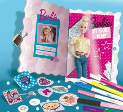 Barbie my secret diary+lucchetto> Kit Artistici E Pittura