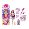 Barbie party unboxed – birthday bows serie compleanno del cucciolo, bambola con 10 accessori a sopresa ed effetto cambia colore> Fashion Dolls
