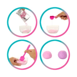 Barbie party unboxed – birthday bows serie compleanno del cucciolo, bambola con 10 accessori a sopresa ed effetto cambia colore><noscript><img width=