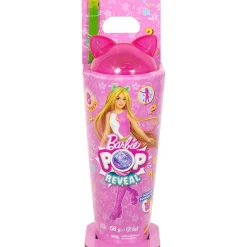 Barbie pop reveal serie frullati – bambola assortita con cerchietto e cucciolo incluso + 8 accessori a sorpresa> Fashion Dolls