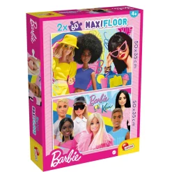 Barbie puzzle maxi floor 2×60 – doppio puzzle da pavimento con e amiche> Puzzle Per Bambini