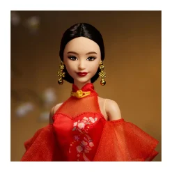 Barbie signature – capodanno lunare cinese 2025, bambola da collezione con abito qipao e accessori dorati> Fashion Dolls