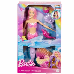 Barbie sirena colori del mare, bambola con effetto cambia colore> Fashion Dolls