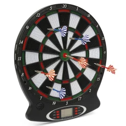 SUN&SPORT Bersaglio elettronico 38cm con 12 freccette incluse> Giochi Di Abilità E Sport