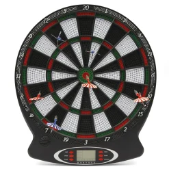 SUN&SPORT Bersaglio elettronico 38cm con 12 freccette incluse> Giochi Di Abilità E Sport