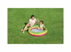 Bestway piscina summer 3 anelli color con fondo gonfiabile 102x25 cm><noscript><img width=