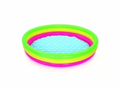 Bestway piscina summer a  3 anelli color con fondo gonfiabile 152x30 cm> Gonfiabili Per Bambini